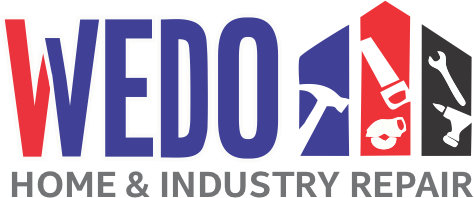 wedo logo imagen construcción casa industria repracaion